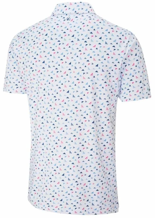PING Julian Herren Poloshirt, white multi