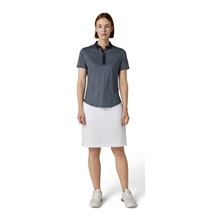 Callaway Mini Geo Floral Damen Poloshirt, dunkelblau