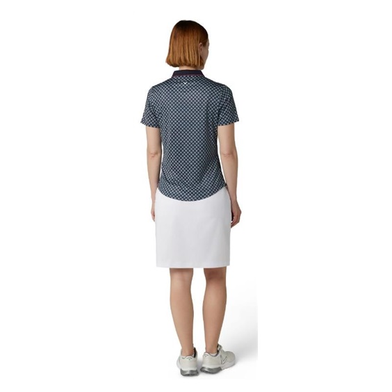 Callaway Mini Geo Floral Damen Poloshirt, dunkelblau