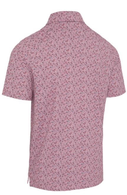 Callaway Novelty Confetti Print Herren Poloshirt, mesa rose