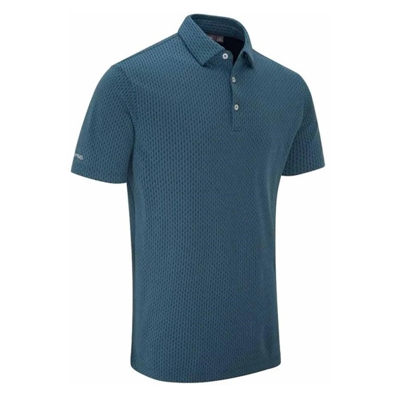 PING Geo Camo Herren Poloshirt, blue fusion multi
