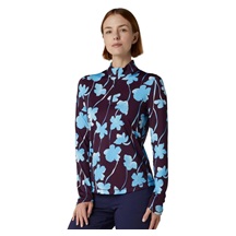 Callaway Stemmed Floral Sun Protection Damen Top, potent purple