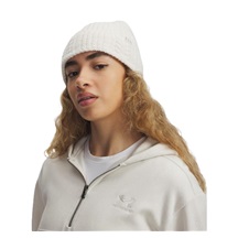 Under Armour Halftime Damen Strickmütze mit Zopfmuster, stone/khaki base