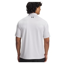 Under Armour T2G Printed Herren Poloshirt, weiss/grau