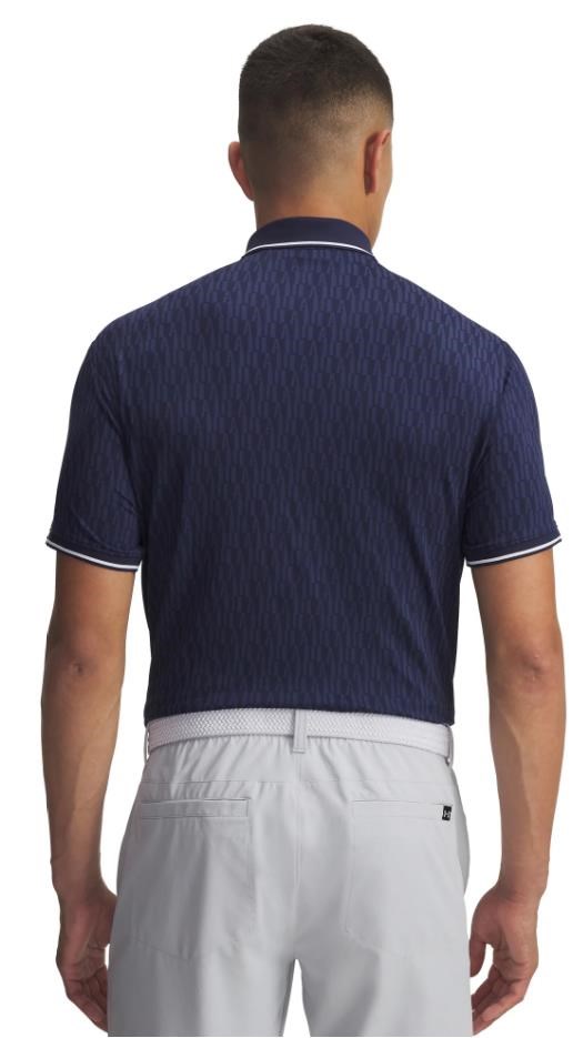 Under Armour Playoff Sport Jacqaurd Herren Poloshirt, dunkelblau