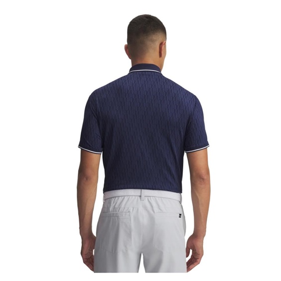Under Armour Playoff Sport Jacqaurd Herren Poloshirt, dunkelblau