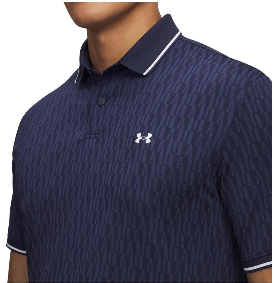 Under Armour Playoff Sport Jacqaurd Herren Poloshirt, dunkelblau