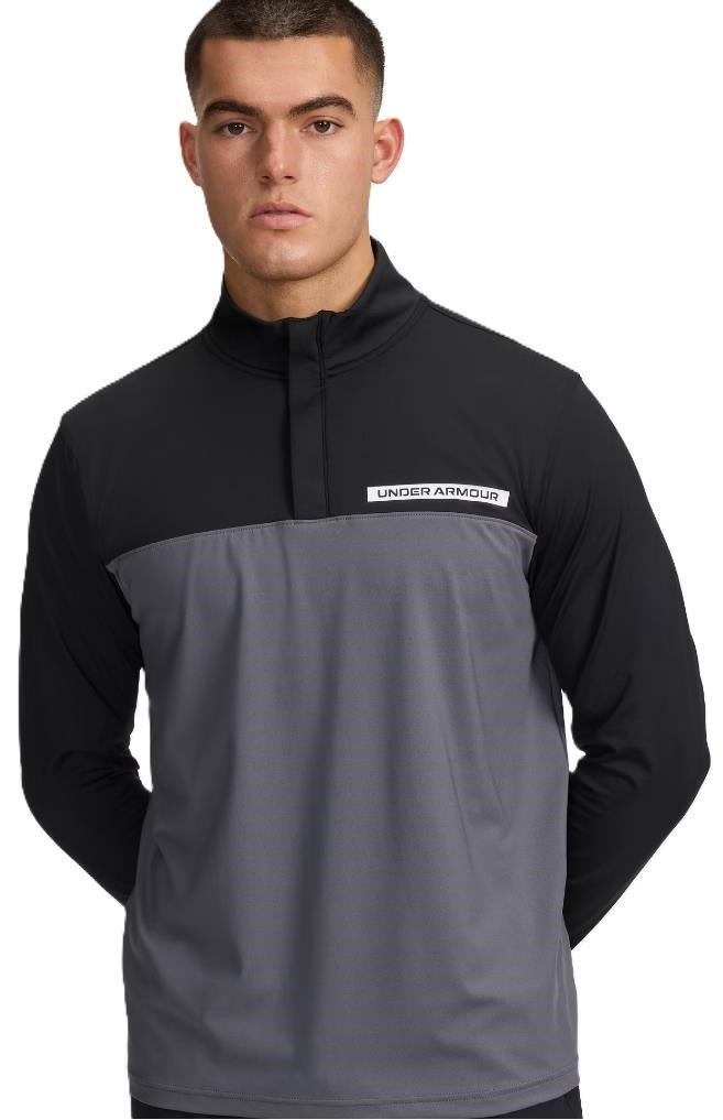 Under Armour T2G 1/4 Zip Herren Sweatshirt, schwarz/castlerock