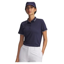 Under Armour Playoff Jacquard Damen Poloshirt, dunkelblau