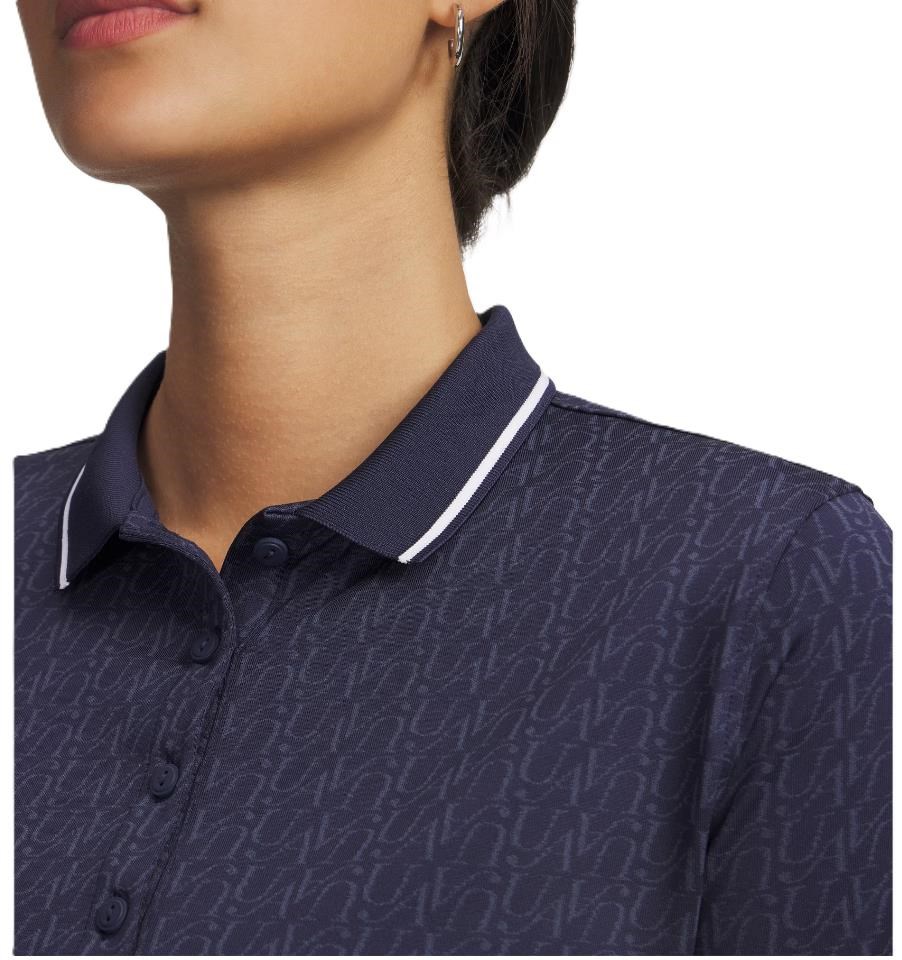 Under Armour Playoff Jacquard Damen Poloshirt, dunkelblau