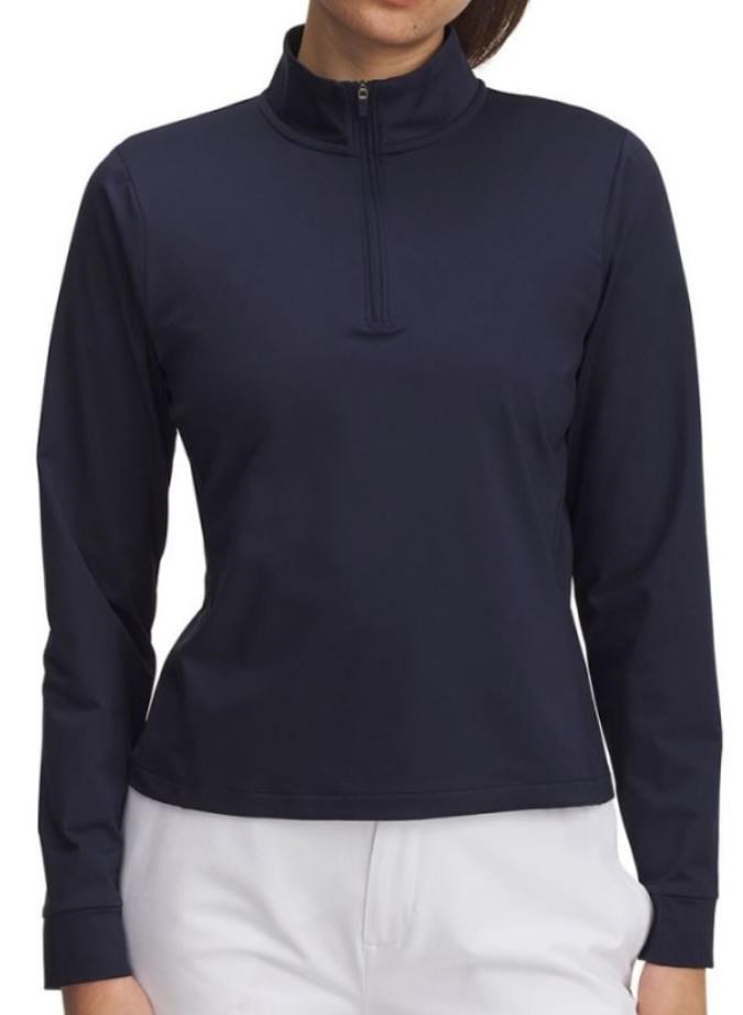 Under Armour Drive 1/4 Zip Damen Sweatshirt, midnight navy