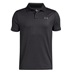 Under Armour Matchplay Printed Junior Poloshirt, black/castlerock