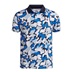 Under Armour Matchplay Printed Junior Poloshirt, midnight navy/blue atlantis