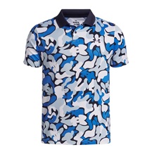 Under Armour Matchplay Printed Junior Poloshirt, midnight navy/blue atlantis