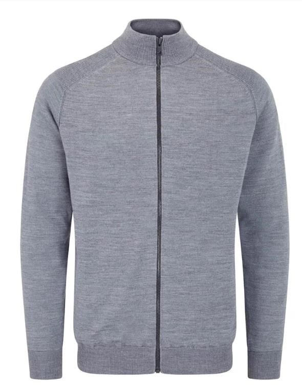Ping Murphy Lined full zip męski sweter, szary