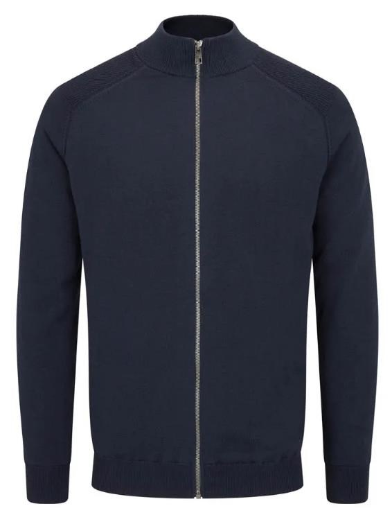 Ping Murphy Lined full zip męski sweter, dunkelblau