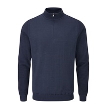 Ping Croy Lined Half Zip męski sweter, oxford blue