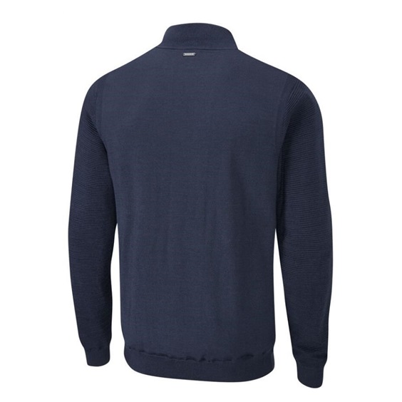 Ping Croy Lined Half Zip męski sweter, oxford blue