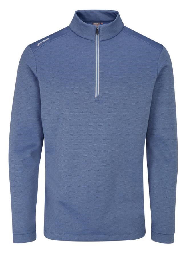 Ping Bexton half Zip fleece Herren Sweatshirt, airforce multi