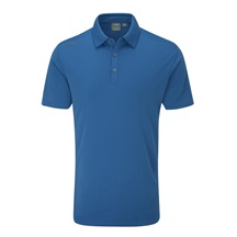 PING Lindum Herren Poloshirt, tidal blue