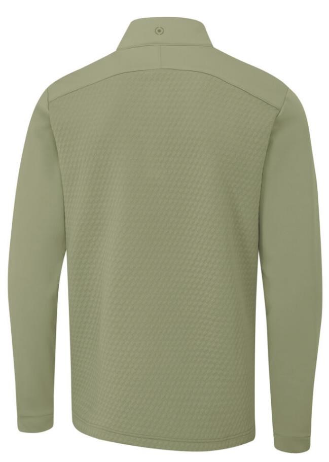 Ping Nolan Quarter Zip Fleece Herren Sweatshirt, lichen