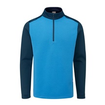 Ping Nolan Quarter Zip Fleece Herren Sweatshirt, blau