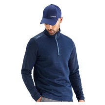 Ping Nolan Quarter Zip Fleece Herren Sweatshirt, dunkelblau