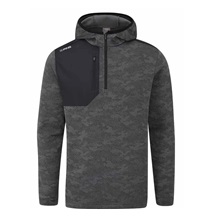 Ping Nexa Hooded half zip fleece Herren Sweatshirt, schwarz