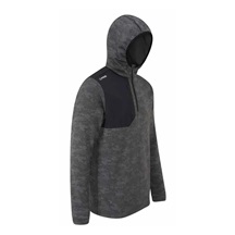 Ping Nexa Hooded half zip fleece Herren Sweatshirt, schwarz