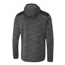 Ping Nexa Hooded half zip fleece Herren Sweatshirt, schwarz