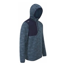 Ping Nexa Hooded half zip fleece Herren Sweatshirt, blue fusion/navy