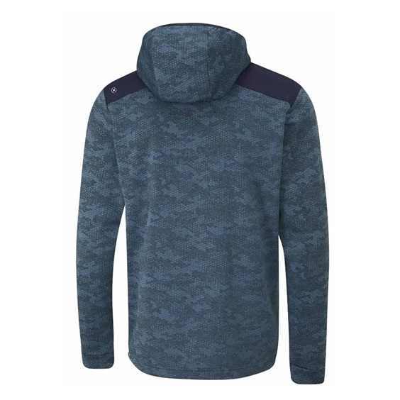 Ping Nexa Hooded half zip fleece Herren Sweatshirt, blue fusion/navy