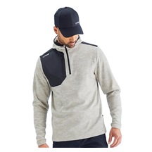 Ping Nexa Hooded half zip fleece Herren Sweatshirt, willow/black