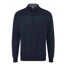 Ping Dorset Quarter zip męski sweter, dunkelblau