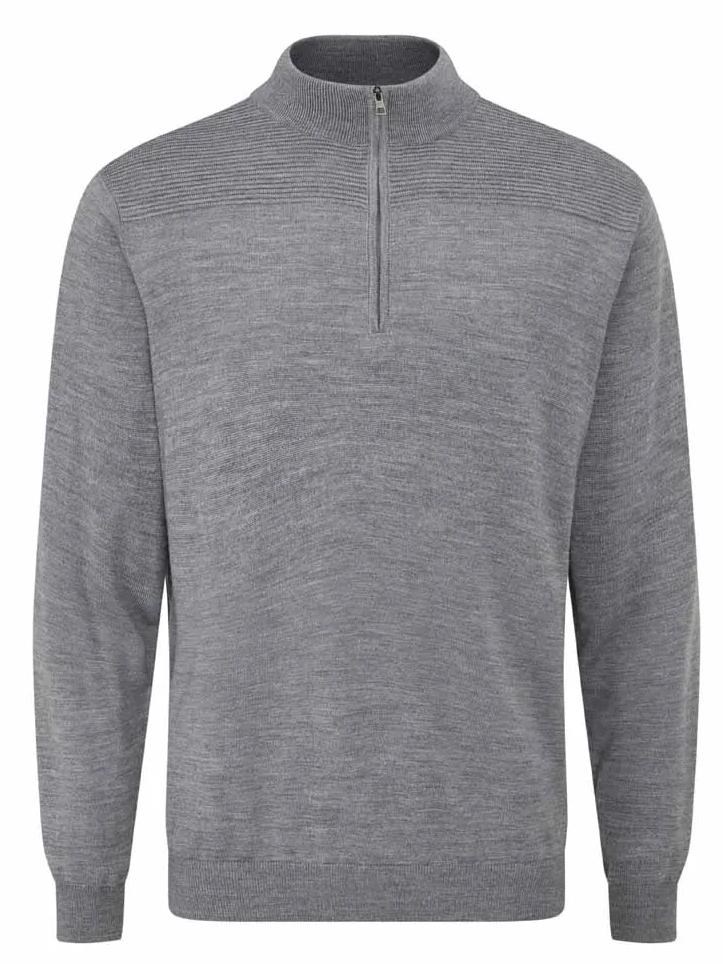 Ping Dorset Quarter zip męski sweter, grau