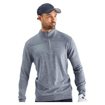 Ping Dorset Quarter zip męski sweter, grau