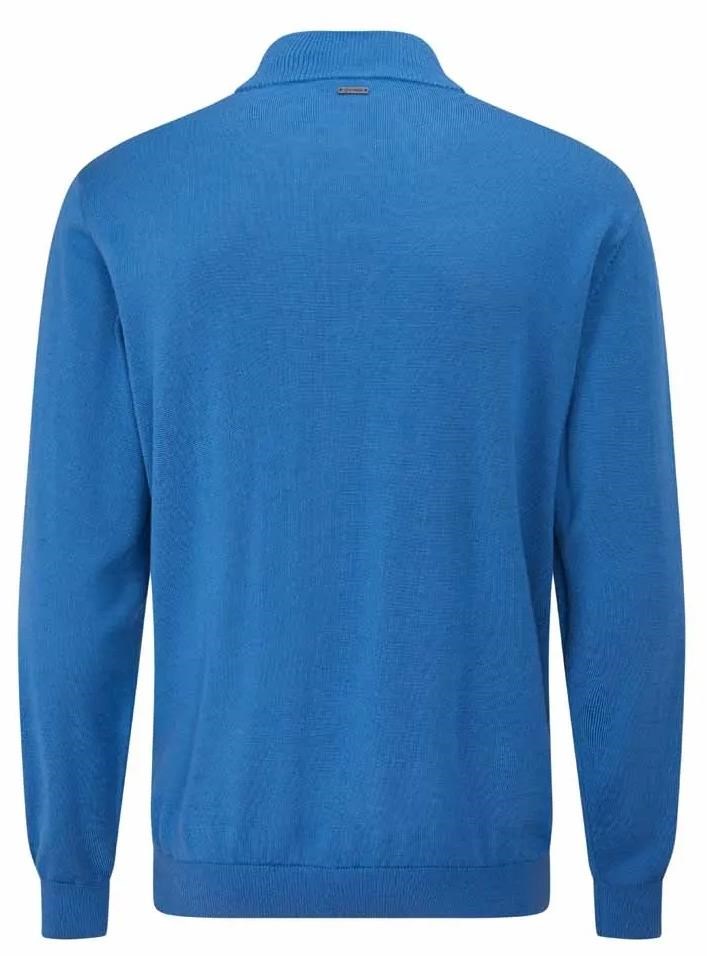 Ping Dorset Quarter zip męski sweter, blau