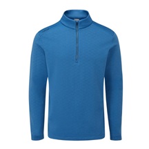 Ping Bexton half Zip fleece Herren Sweatshirt, tidal blue multi