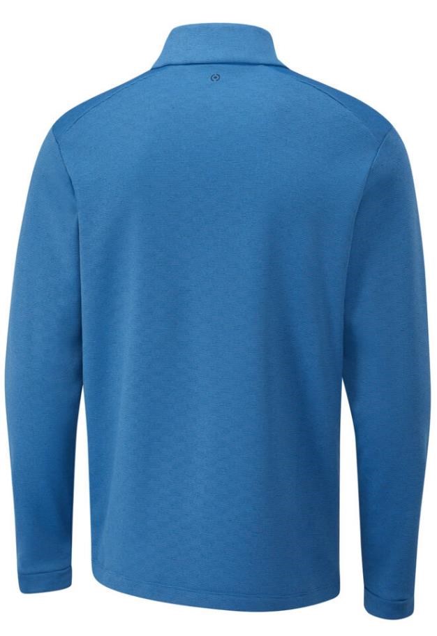 Ping Bexton half Zip fleece Herren Sweatshirt, tidal blue multi