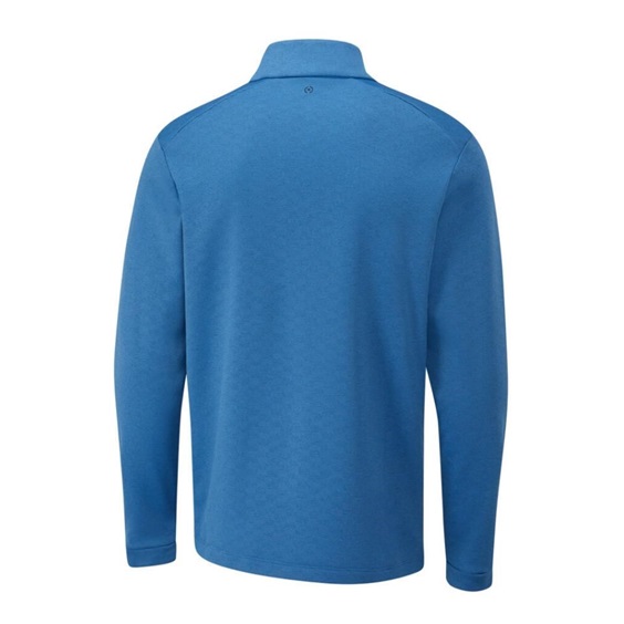 Ping Bexton half Zip fleece Herren Sweatshirt, tidal blue multi