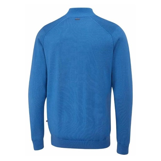 Ping Murphy Lined full zip męski sweter, blau