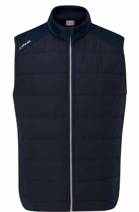 Ping Aiden Hybrid fleece Herren-Fleece-Weste, dunkelblau