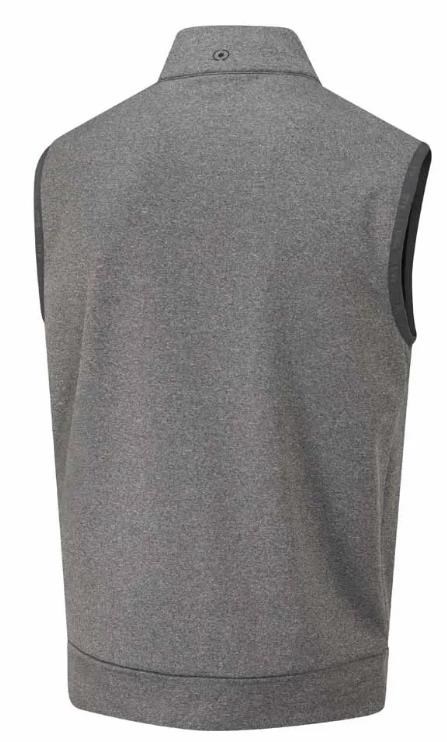 Ping Aiden Hybrid fleece Herren-Fleece-Weste, asphalt marl/black