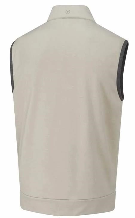 Ping Aiden Hybrid fleece Herren-Fleece-Weste, willow marl/willow