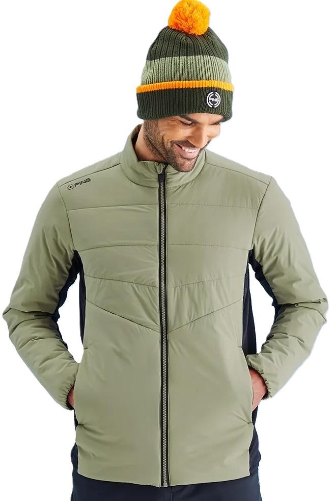 Ping Magnitude Hybrid nsulated  Herrenjacke, lichen/black