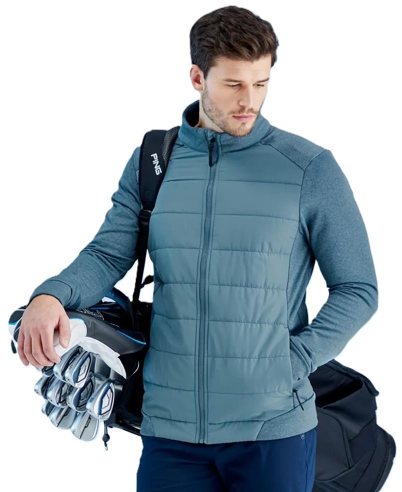 Ping Magnitude Hybrid Herrenjacke, blue fusion marl/blue fusion