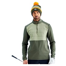 Ping Astbury fleece Herrenjacke, dark olive/lichen