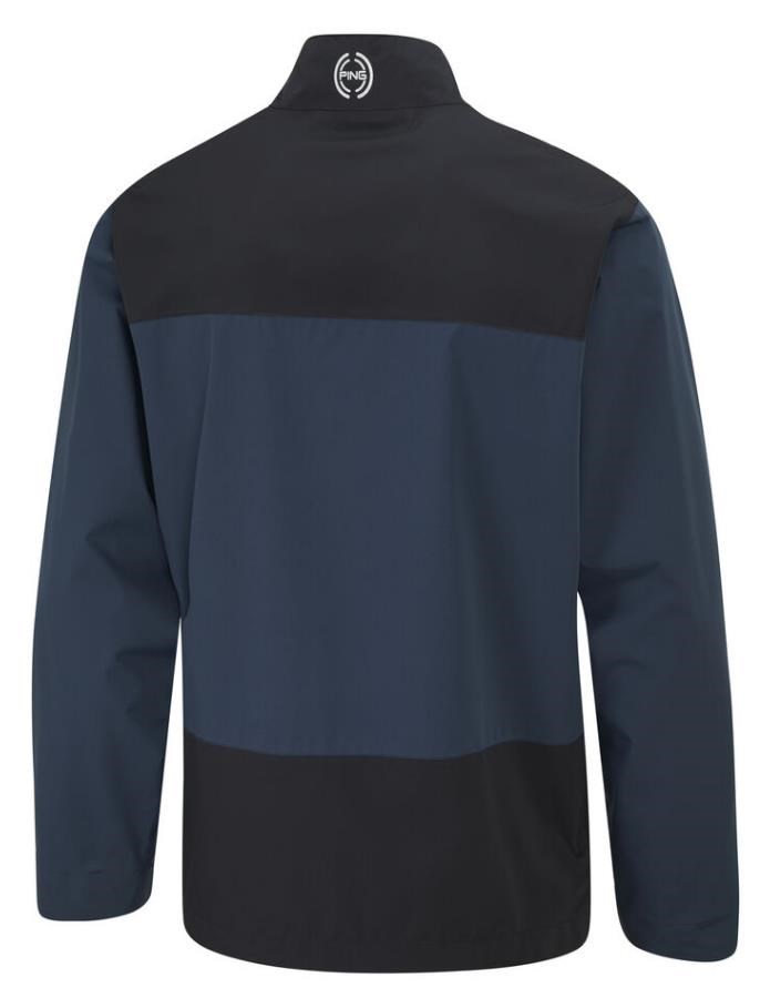 Ping AquaDrive Waterproof Wasserdichte Herrenjacke, oxford blue/black
