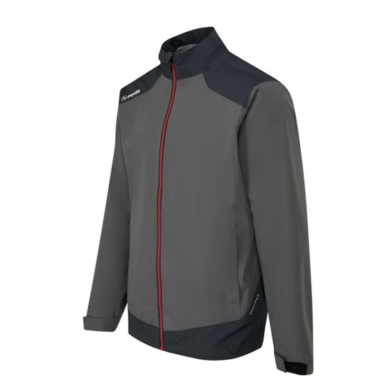 Ping AquaDrive Waterproof Wasserdichte Herrenjacke, schwarz/asphalt