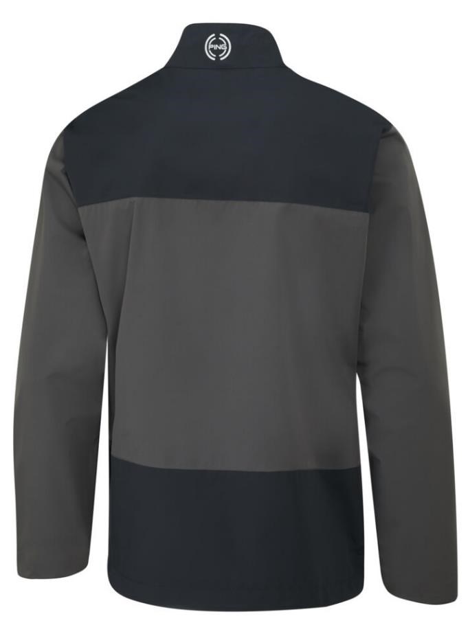 Ping AquaDrive Waterproof Wasserdichte Herrenjacke, schwarz/asphalt